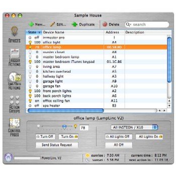Screenshot of a software interface in which there is a list of files and menu settings and one of the files is highlighted in orange. The interface is grey in color.
