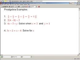 Screenshot of math problem showing enlarged text and math equations.