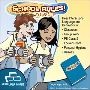 Cover image featuring a drawing of a male and female teen each holding a camera and on the right is a list of topics.