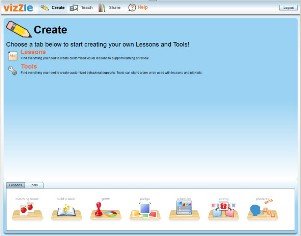 Screenshot of Create page.