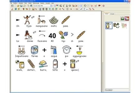 Screenshot of a page of symbols and the text describing them underneath.