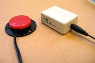 Small, rectangular box connected to a switch via a side port. 
