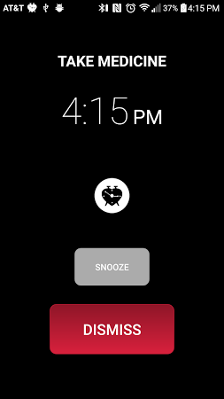 Tetra Alarm Screen
