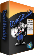 Angled view of software box with title and picture of a cartoon mouse holding a clock.