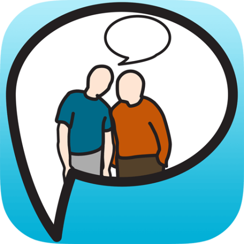 Conversational Phrases app logo.