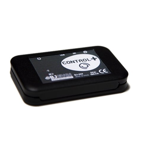  A flat, black rectangular device with rounded edges and the BJLive! brand name as product name on the front.
