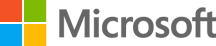 Logo of Microsoft corporation.