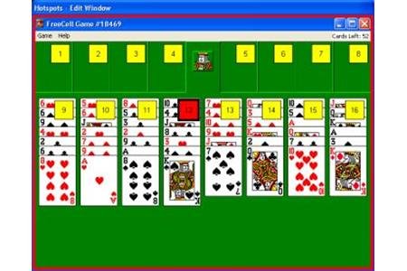 HotSpots on solitaire card game screen.