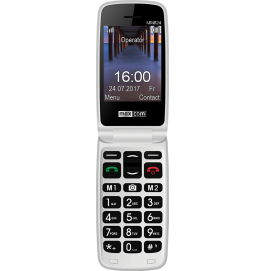 Flip phone with LCD screen and small black number and menu keys