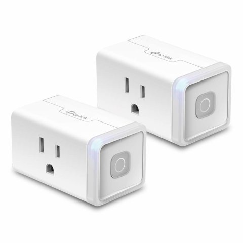Two small white rectangular plugs.