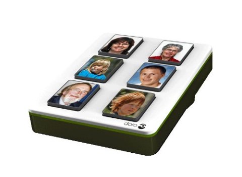Rectangular device with 6 photo keys in 2 columns of 3.