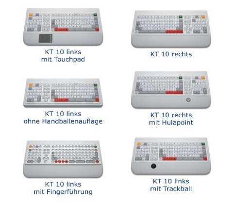 Six of the ABP KT 10 Small Field Keyboards 