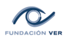 An eye graphic in multiple shades of blue with the words "Fundación Ver" beneath.