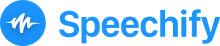 Logo featuring a speech icon to the left of the company name.