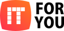Logo featuring an orange square with "IT" in white and "For You" to the right of the square.