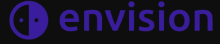 The company name is written in lower case purple text font on a black background. This is preceded by a circle that is divided in half vertically, with the left half being black with a purple dot in its middle and the right half being purple with a black dot in its middle.