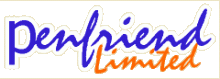 Penfriend Limited Logo: The words Penfriend Limited in cursive writing