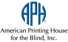 Logo for the American Printing House for the Blind.