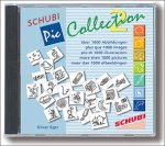 A CD case featuring a collection of small black and white icons and the text SCHUBI PicCollection 2.