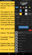 Black text pasted onto a yellow background with menu options to the right.