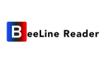 Logo of BeeLine Reader featuring Capital B in a square that has multi-gradient colors and is followed by the rest of the name, written in black text font.