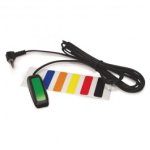 corded external buttons with colored switch tops