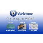 Screenshot of DiscoverPro home screen, which says "Choose Access Method," and allows users to choose from scanning, touch, or point-based control.