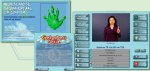 Three screenshots of the Dutch Sign Language program featuring the home screen, Gesture Quiz, and sample DSL gesture video.