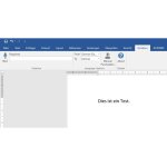 Screenshot of text being typed in Microsoft Word via dictation.