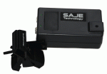 Black rectangular ability switch with jack inputs along the left edge and a clamp.