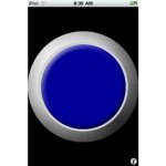iSpeak Button is a large blue button set in a white support.