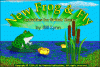 Software cover with drawing of a frog on lily pad in a pond.