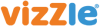 Logo, with large orange letters for viz, followed by an orange uppercase L, and then lowercase le in blue.