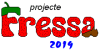 Logo that reads Projecte Fressa in red and green with the year 2019 below it.