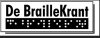 Screenshot of De Braillekrant in print and in Braille.