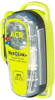Small, yellow handheld device the shape and size of a mobile phone.