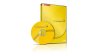 Yellow rectangular box next yellow CD.