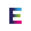 Eline Sagt logo showing a large capital E with each leg of the letter in a color of dark blue, light blue, green, and red.