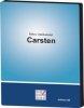 Carsten software box with light blue at the top and dark blue at the bottom and the Carsten name on the front.