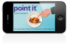 point it app as seen on a smartphone.