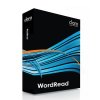 WordRead software box, which is black with a blue "wave" graphic.