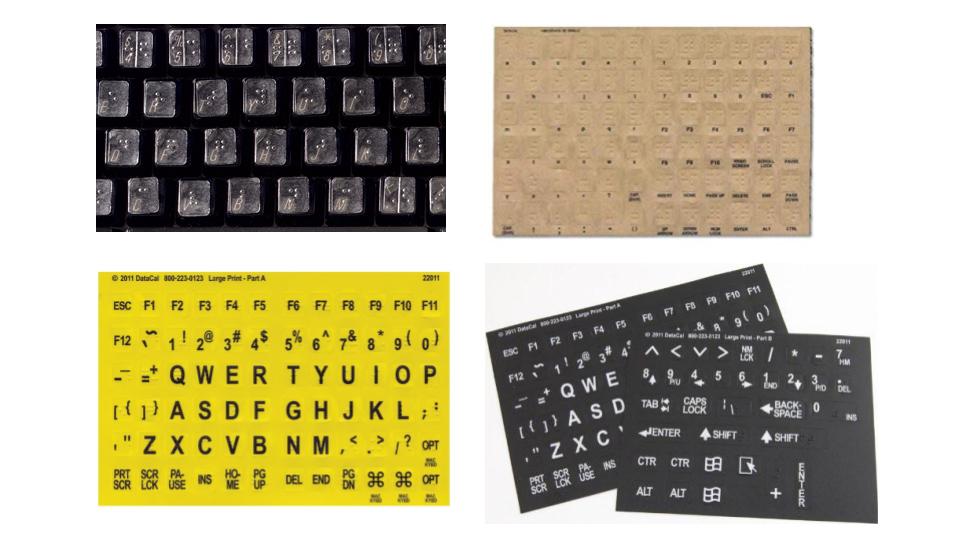 Braille Keyboard Labels
